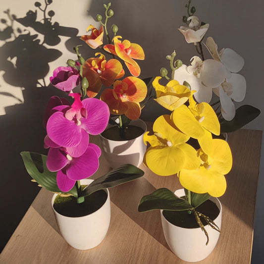 Orchid Artificial Potted Plant